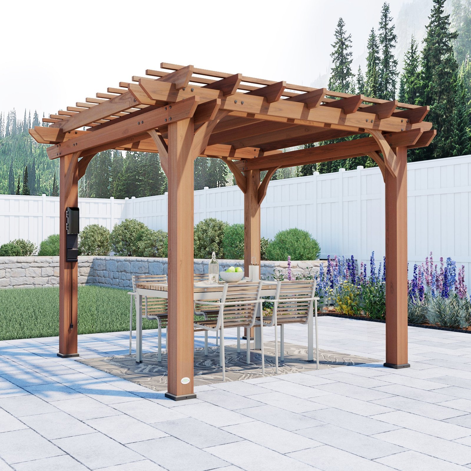 1505513B-10x10-Pergola-HERO-3.jpg 10x10 Beaumont Pergola - Image 1