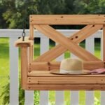 Cedar Farmhouse Porch Swing Light Brown - Image 3