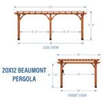 20x12 Beaumont Pergola - Image 2