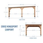 20x12 Kingsport Carport - Image 2