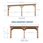 20x20 Kingsport Carport - Image 2