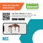 12x10 Arlington Gazebo with Electric - Lt Brown - Image 10