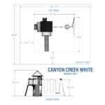 Canyon Creek Swing Set – White - Image 2