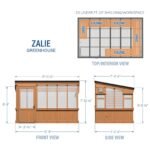 12x7 Zalie Greenhouse - Image 2