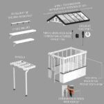 9x6 White Bellerose Greenhouse - Image 15
