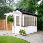 9x6 White Bellerose Greenhouse