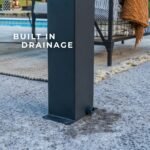14x10 Sarasota Steel Louvered Pergola - Image 9