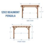 12x12 Beaumont Pergola - Image 2