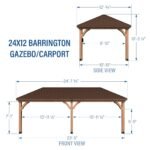 24x12 Barrington Carport/Gazebo - Image 2