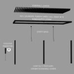 20x10 Evanston Wall Mounted Louvered Pergola - Image 12