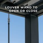 10x10 Evanston Wall Mounted Louvered Pergola - Image 16