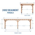 24x12 Beaumont Pergola - Image 2