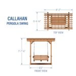 Callahan Pergola Swing - Image 2