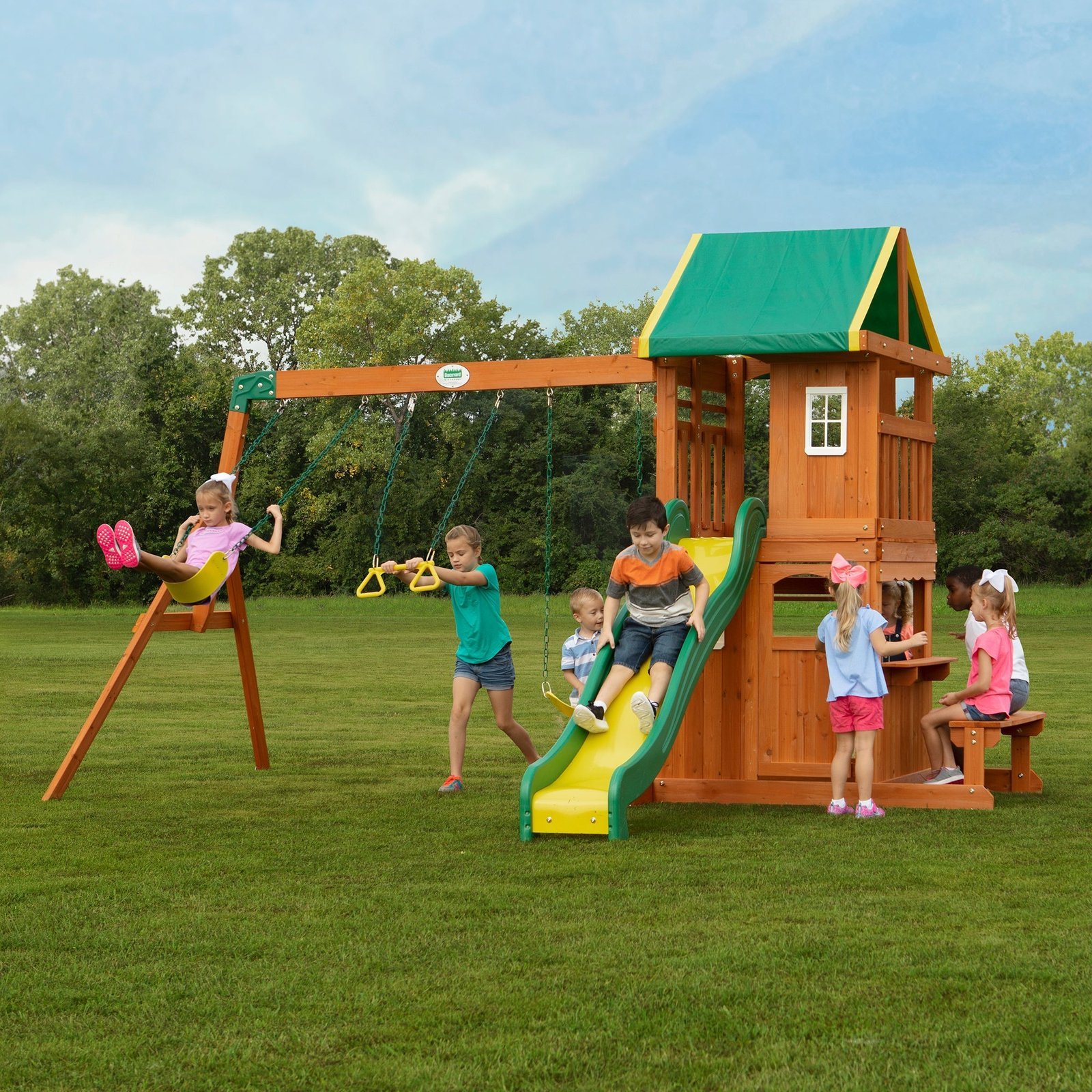 Oakmont-Outdoor-Main.jpg Oakmont Swing Set - Image 1