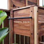 100 Quart Patio Cooler - Acacia - Image 14