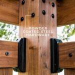 Tuscany Corner Pergola with Conversation Seating - Bamboo Panels - Image 9