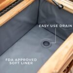 100 Quart Patio Cooler - Acacia - Image 19