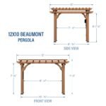 12x10 Beaumont Pergola - Image 2