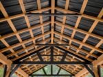 Lodge | 16x14 Cedar and Steel Gazebo with Steel Roof - Image 6