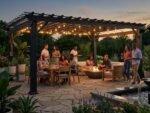 Stratford | 16x12 Steel Pergola – Black - Image 10