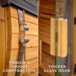 Paxton Outdoor Barrel Sauna with Porch – 4-6 Person - Image 7