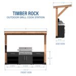 Timber Rock Outdoor Grill Cook Station - Image 2