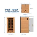 Rylan Indoor Infrared Sauna – 1 Person - Image 2