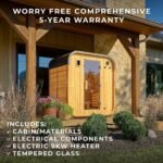 Lennon Outdoor Cube Sauna – 2-4 Person - Image 3