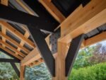 Lodge | 19x14 Cedar and Steel Gazebo with Steel Roof - Image 6