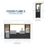 Fusion Flame 2 Outdoor Kitchen - Image 2