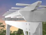 Stratford | 14x12 Steel Pergola – White - Image 4