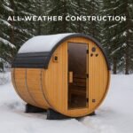 Paxton Outdoor Barrel Sauna – 4-6 Person - Image 6