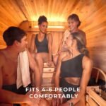 Lennon Outdoor Cube Sauna – 4-6 Person - Image 9