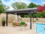 Lancaster | 18x14 Steel Gazebo with Gable Roof - Image 3