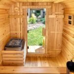 Lennon Outdoor Cube Sauna with Porch – 4-6 Person - Image 10