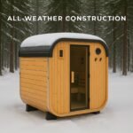 Lennon Outdoor Cube Sauna – 2-4 Person - Image 6