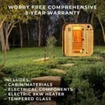 Lennon Outdoor Cube Sauna – 4-6 Person - Image 4