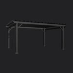 Stratford | 16x12 Steel Pergola – Black - Image 12