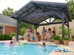 Lancaster | 14x14 Steel Gazebo with Gable Roof - Image 10