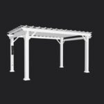 Stratford | 14x10 Steel Pergola – White - Image 11