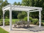 Stratford | 14x10 Steel Pergola – White