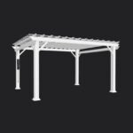 Stratford | 14x12 Steel Pergola – White - Image 11