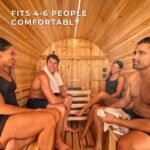 Paxton Outdoor Barrel Sauna – 4-6 Person - Image 8