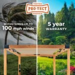 12x10 Brendan Sail Shade Pergola - Image 3