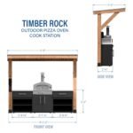 Timber Rock Outdoor Pizza Oven Cook Station - Image 2