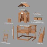 Scenic Heights Wooden Playhouse - Image 8