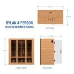 Rylan Indoor Infrared Sauna – 4 Person - Image 2