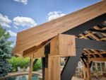 Lodge | 14x14 Cedar and Steel Gazebo with Steel Roof - Image 4