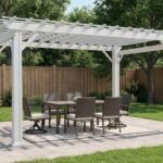 Stratford | 14x12 Steel Pergola – White