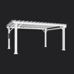 Stratford | 16x12 Steel Pergola – White - Image 11